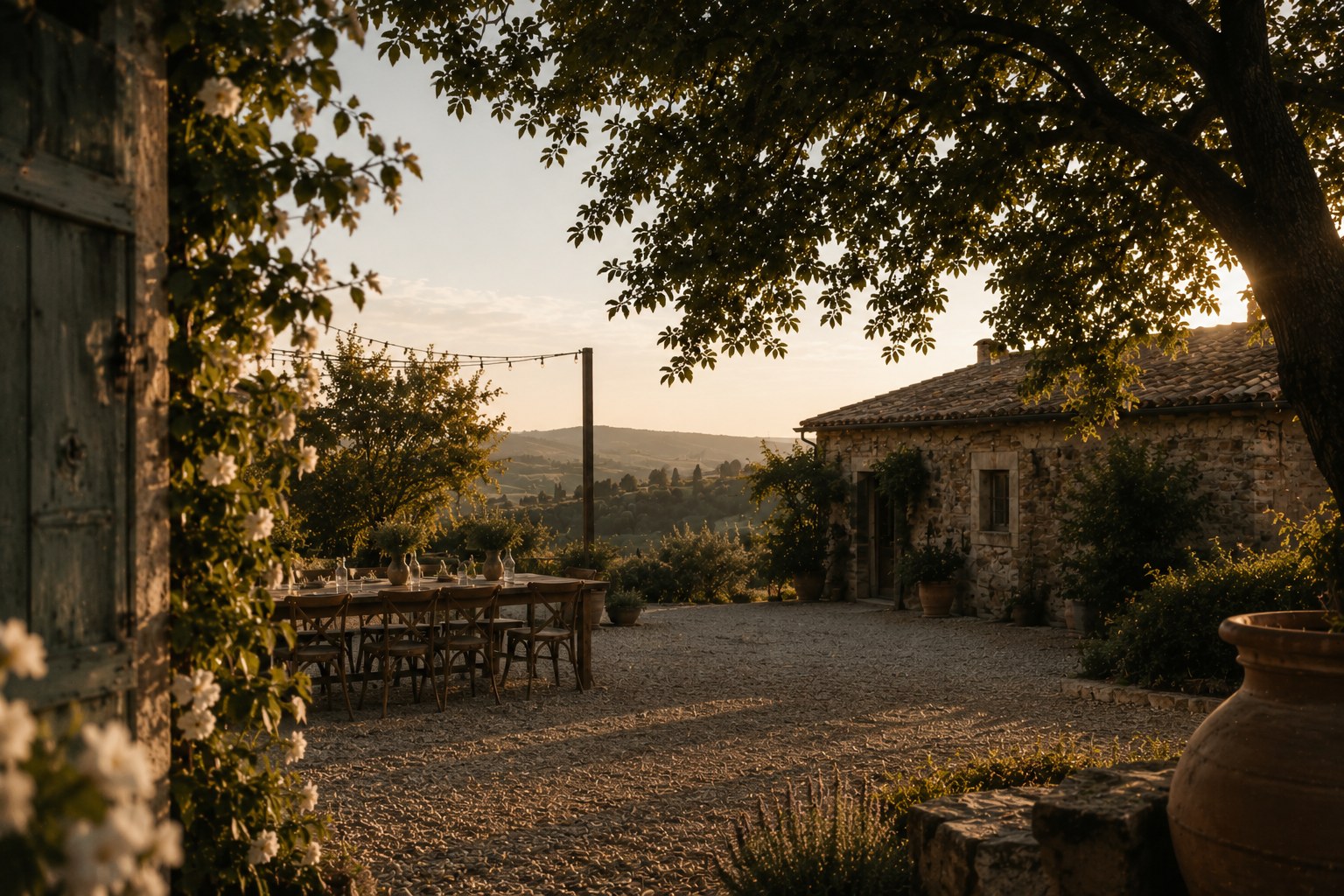Location immersa nel paesaggio